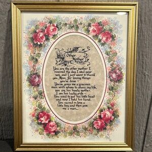 SO SWEET! 🥰 Mother-In-Law framed poem